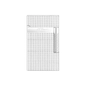 S.T. Dupont Le Grand Diamond Head Palladium Silver Lighter