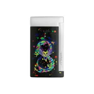 S.T. Dupont Slim 7 Chrome Dragon Black Lighter