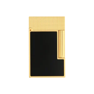 S.T. Dupont Ligne 2 Micro Diamond Matte Black and Gold Lighter