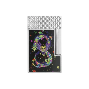 S.T. Dupont Ligne 2 Chrome Dragon Black Lighter