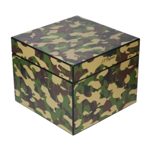 S.T. Dupont Cube Cigar Humidor Camo Green