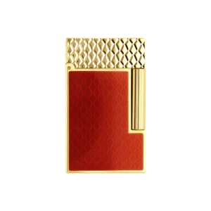 S.T. Dupont Ligne 2 Guilloche Lacquer Dragon Burgundy Lighter