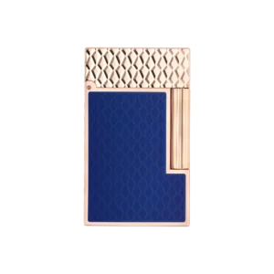 S.T. Dupont Ligne 2 Guilloche Lacquer Dragon Blue Lighter