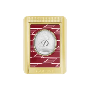 S.T. Dupont Monogram 1872 Cigar Cutter and Stand Burgundy