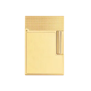 S.T. Dupont Ligne 2 Small Brushed Yellow Gold Lighter
