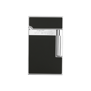 S.T. Dupont Ligne 2 Palladium Finish Natural Sun Burst Blue Lacquer Lighter