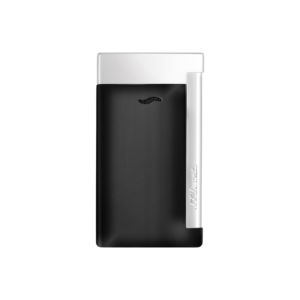 S.T. Dupont Slim 7 Black and Chrome Finish Lighter