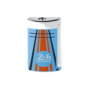S.T. Dupont Maxijet 24h Le Mans Blue and Chrome Lighter