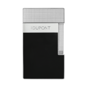 S.T. Dupont Table Lighter — Chrome Noir